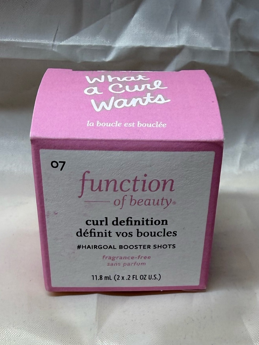 Function of beauty Curl Definition Booster Shots
